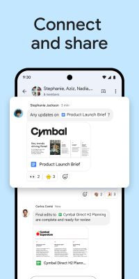 Screenshot of the application Google Chat - #7