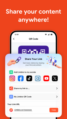 Screenshot of the application Linkbio - #5