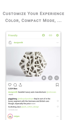 Screenshot of the application Friendly For Instagram - #5