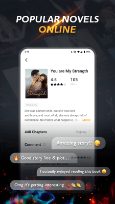 Screenshot of the application Beenovel - #6