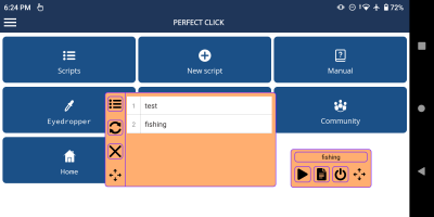 Screenshot of the application Perfect Click Autoclicker - #3