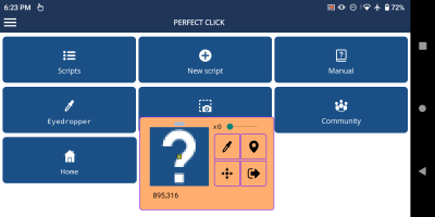 Screenshot of the application Perfect Click Autoclicker - #4