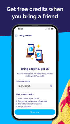 Screenshot of the application Talk360: International Calling - #7