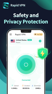 Screenshot of the application Rapid VPN - #3
