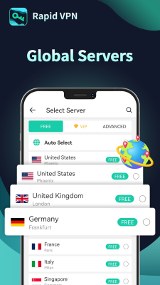 Screenshot of the application Rapid VPN - #4