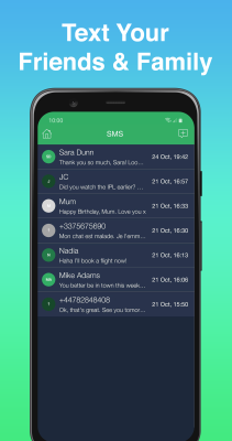 Screenshot of the application Vyke: Second Phone/2nd Line - #3