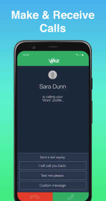 Screenshot of the application Vyke: Second Phone/2nd Line - #4