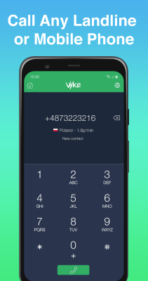 Screenshot of the application Vyke: Second Phone/2nd Line - #5