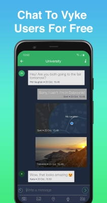 Screenshot of the application Vyke: Second Phone/2nd Line - #6