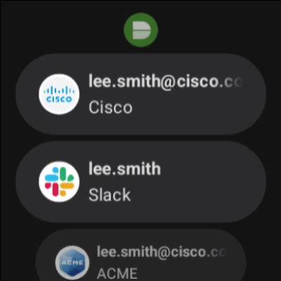 Screenshot of the application Duo Mobile - #4