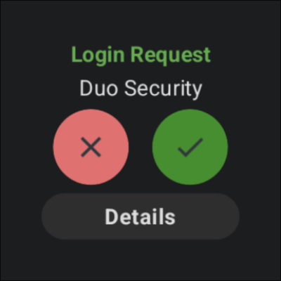 Screenshot of the application Duo Mobile - #5