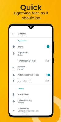 Screenshot of the application Wize SMS - #7