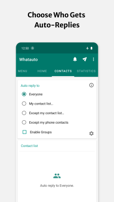 Screenshot of the application Whatauto - Auto Reply - #2