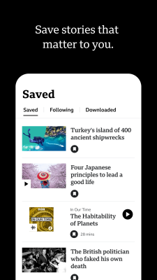 Screenshot of the application BBC: World News & Stories - #7