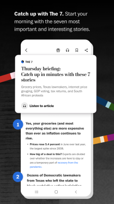 Screenshot of the application The Washington Post - #5