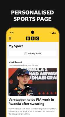 Screenshot of the application BBC Sport - #6