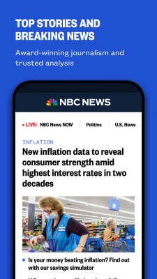 Screenshot of the application NBC News - #1