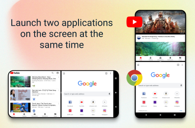 Screenshot of the application Split Screen - #1