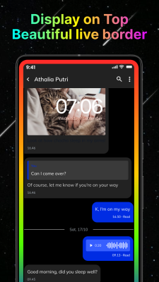 Screenshot of the application Edge Lighting - #7