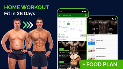 Screenshot of the application Home Workout - Fit in 28 Days - #1