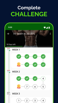 Screenshot of the application Home Workout - Fit in 28 Days - #6