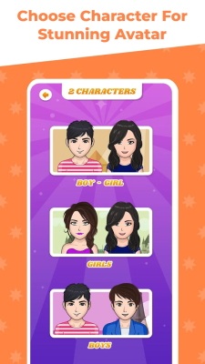 Screenshot of the application Avatar Maker Cartoon Character - #3