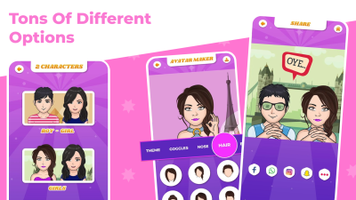 Screenshot of the application Avatar Maker Cartoon Character - #8