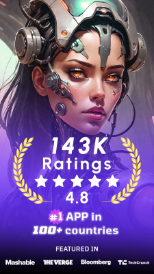 Screenshot of the application WOMBO Dream - #1