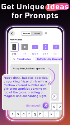 Screenshot of the application WOMBO Dream - #6