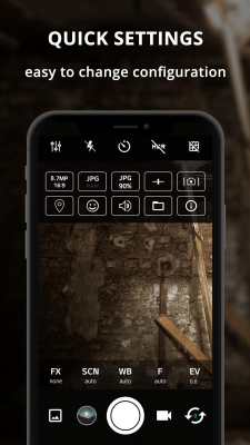 Screenshot of the application ProCam X - Lite - #8