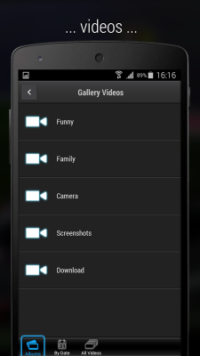Screenshot of the application iMediaShare - #5