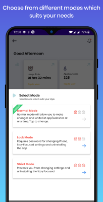Screenshot of the application Stay Focused: Site/App Blocker - #2
