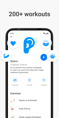Screenshot of the application Seven - 7 Minute Workout - #3