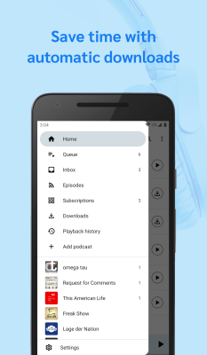 Screenshot of the application AntennaPod - #4