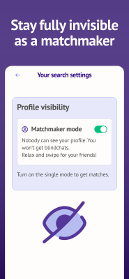 Screenshot of the application Blindmate - #7