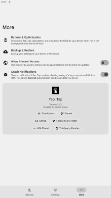 Screenshot of the application Tap, Tap - #6