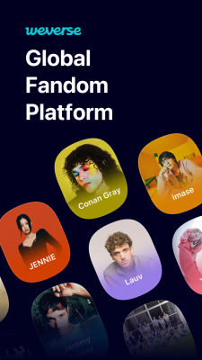 Screenshot of the application Weverse - #1
