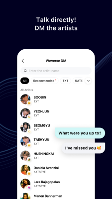 Screenshot of the application Weverse - #5