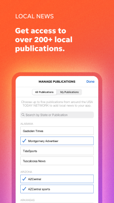 Screenshot of the application USA TODAY - #5