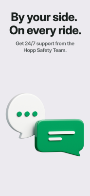 Screenshot of the application Hopp: Get a Ride - #3