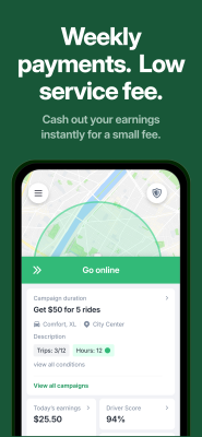 Screenshot of the application Hopp Driver - #2