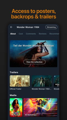 Screenshot of the application Moviebase - #2