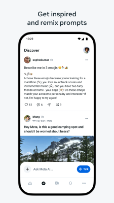 Screenshot of the application Meta AI - #4