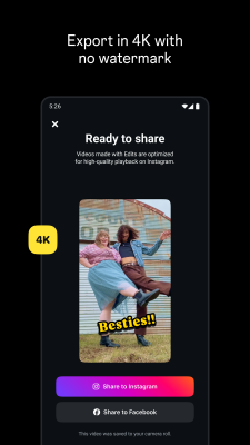 Screenshot of the application Edits - #4