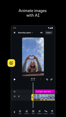 Screenshot of the application Edits - #7