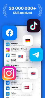 Screenshot of the application SMS Virtual - Receive SMS - #2