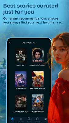 Screenshot of the application Pocket Novel - #4