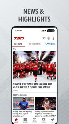 Screenshot of the application TSN - #6