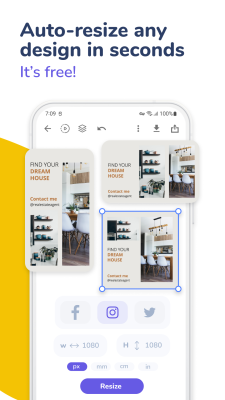 Screenshot of the application Desygner - #5