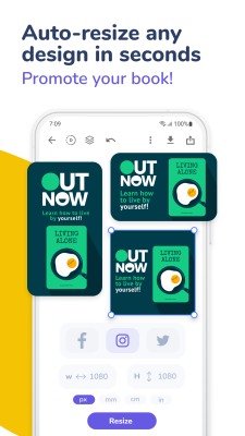 Screenshot of the application Book Cover Maker for Wattpad - #5